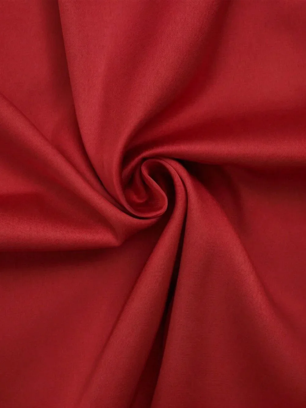 Red Elegant Women's Satin Long Dress with Bow Tie Strap and Deep V‑Neck - Picture 6 of 6